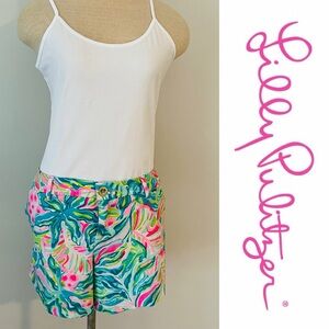 Lilly Pulitzer Callahan Knit Shorts Sz 10